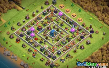 Coc Town Hall 12 Base Layouts: Farming and Trophy Maps #14186