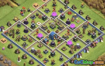 Coc Town Hall 12 Base Layouts: Farming and Trofee Maps #14282
