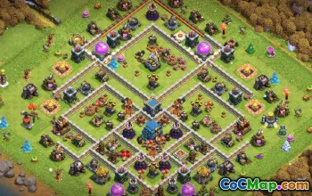 Coc Town Hall 12 Base Layouts: Farming and Trophy Maps #15157