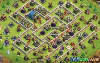 COC Town Hall 12 Baslayouter: Jordbruk och trofékartor #15450