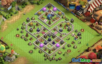 CoC Town Hall 12 Base Layouts: Farming & Trophy Maps #27082