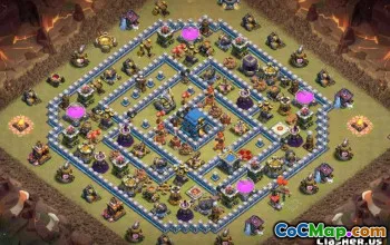 Coc Town Hall 12 Base Layouts: Farming, Trofee & War Maps #14597
