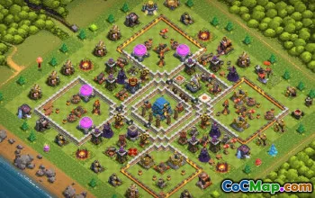 CoC Town Hall 12 Base Layouts: Farming, War & Trophy Maps #17216
