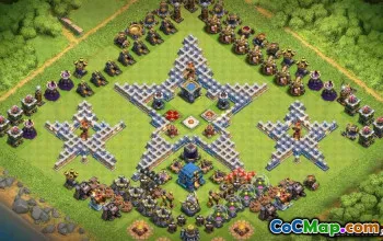 Coc Rathaus 12 Basislayouts: Funny & Progress Maps #13380