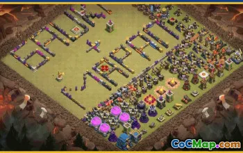 CoC Town Hall 12 Base Layouts | Funny & Trophy Maps #28673