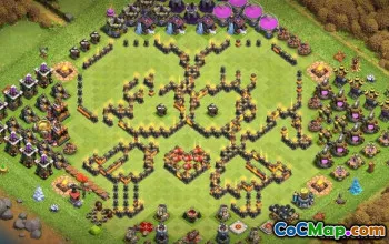 Tòa thị chính Coc 12 Bố cục cơ sở: Bản đồ nhà, vui nhộn & tiến bộ #14457