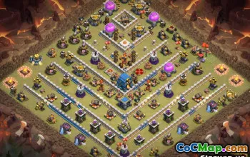 Coc Town Hall 12 Basislayouts: Home, Hybrid & Trophy Maps #14469
