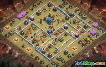 CoC Town Hall 12 Base Layouts: Home, Trophy & War Maps #14701