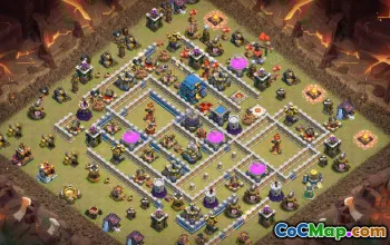 CoC Town Hall 12 Base Layouts: Home, Trophy & War Maps #14743