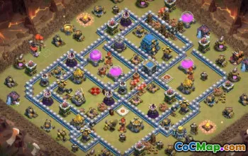 Coc Town Hall 12 Układy podstawowe: dom, trofeum i mapy wojenne #14844