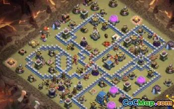 Coc Town Hall 12 Układy podstawowe: dom, trofeum, mapy wojenne #16219