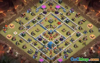 Coc Town Hall 12 Układy podstawowe: dom, trofeum i mapy wojenne #16283