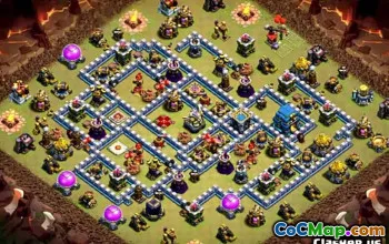 CoC Town Hall 12 Base Layouts | Home Village & War Maps #13318