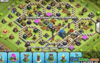 Layouts de base da prefeitura de CoC 12: casa, guerra, mapas híbridos #13581