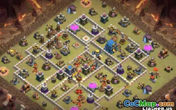 Coc Town Hall 12 Base Layouts - Home & War Maps #12933