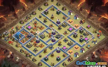 Coc Town Hall 12 Układy podstawowe: dom, wojna i mapy #13982