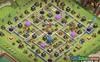 COC市政厅12基本布局：家庭，战争，奖杯和农业＃10684