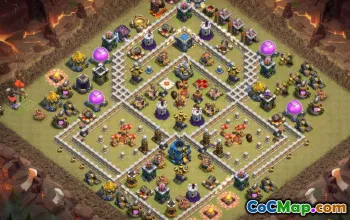 Coc Town Hall 12 Layouts - Home, War & Trophy Maps #13896
