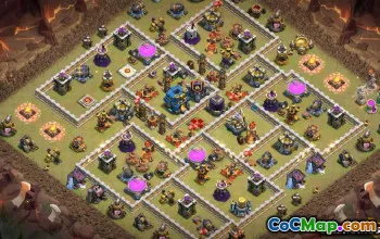 Coc Town Hall 12 Układy podstawowe: Mapy domu, wojny i trofeum #14326