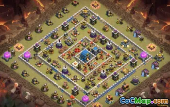 Coc Town Hall 12 Układy podstawowe: Mapy domu, wojny i trofeum #14466