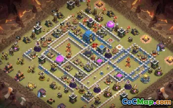 CoC Town Hall 12 Base Layouts: Home, War & Trophy Maps #14640