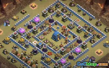 Coc Town Hall 12 Layouts: Home, War & Trophy Maps #15726