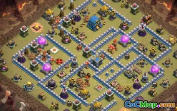 Coc Town Hall 12 Layouts: Home, War & Trophy Maps #15986