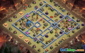 CoC Town Hall 12 układów bazowych: mapy domów, wojen i trofeów #16442