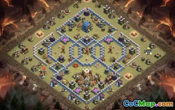 CoC Town Hall 12 Base Layouts: Home, War & Trophy Maps #17111