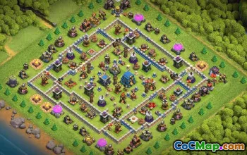 CoC Town Hall 12 Base Layouts: Home, War & Trophy Maps #17489