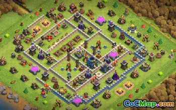 CoC Town Hall 12 Base Layouts: Home, War & Trophy Maps #27144