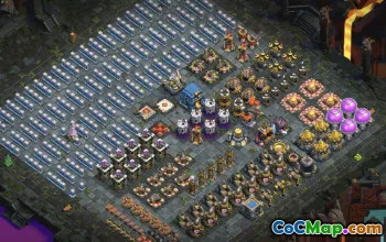 CoC Town Hall 12 Base Layouts & Link | Home Village, Progress Maps #33731