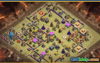 CoC Town Hall 12 Base Layouts & Links | Home Village & Farming Maps #28579