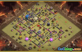 CoC Town Hall 12 Base Layouts & Links | Home, War, Trophy Maps #30200