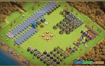 CoC Town Hall 12 Base Layouts & Links - Progress, Map & Village #29264
