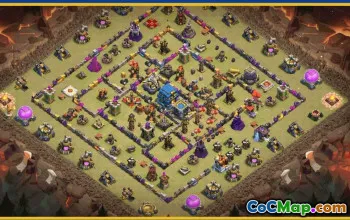 CoC Town Hall 12 Base Layouts & Links | Trophy & Home Village #28374