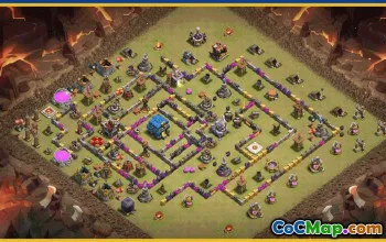 CoC Town Hall 12 Base Layouts & Links | War, Defense, Trophy #29938