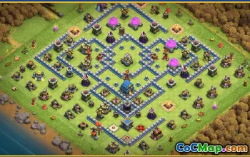 CoC Town Hall 12 Base Layouts & Links | War, Farm, Trophy #29599