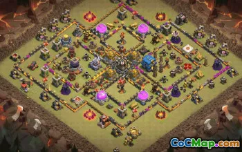 CoC Town Hall 12 Base Layouts & Links | War, Trophy, Farming #32203