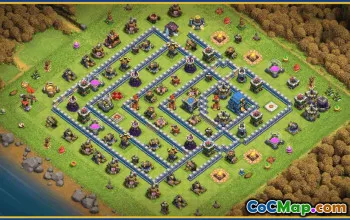CoC Town Hall 12 Base Layouts & Links | War, Trophy, Home Village #29483