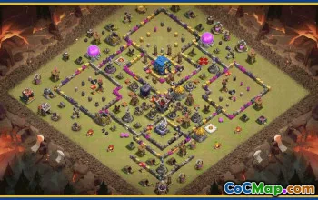 COC Town Hall 12 Base Layouts & Links – War, Trophy, Home Village #30036