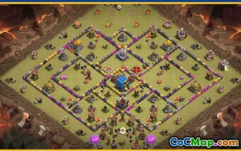 CoC Town Hall 12 Base Layouts & Links | War, Trophy, Home Village #30192
