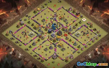 CoC Town Hall 12 Base Layouts & Links | War, Trophy, Home Village #30882