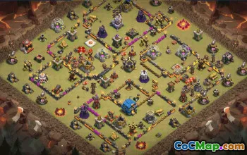 CoC Town Hall 12 Base Layouts & Links | War, Trophy, Home Village #30969