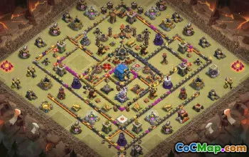 CoC Town Hall 12 Base Layouts & Links | War, Trophy, Home Village #30973