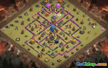 CoC Town Hall 12 Base Layouts & Links | War, Trophy, Home Village #31676