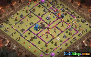 CoC Town Hall 12 Base Layouts & Links | War, Trophy & Home Village #31685