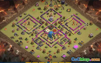 CoC Town Hall 12 Base Layouts & Links | War, Trophy, Home Village #31757