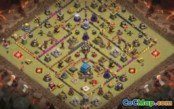 CoC Town Hall 12 Base Layouts & Links | War, Trophy & Home Village #31832