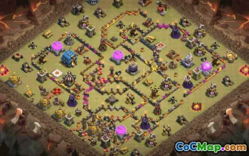 CoC Town Hall 12 Base Layouts & Links | War, Trophy, Home Village #32198